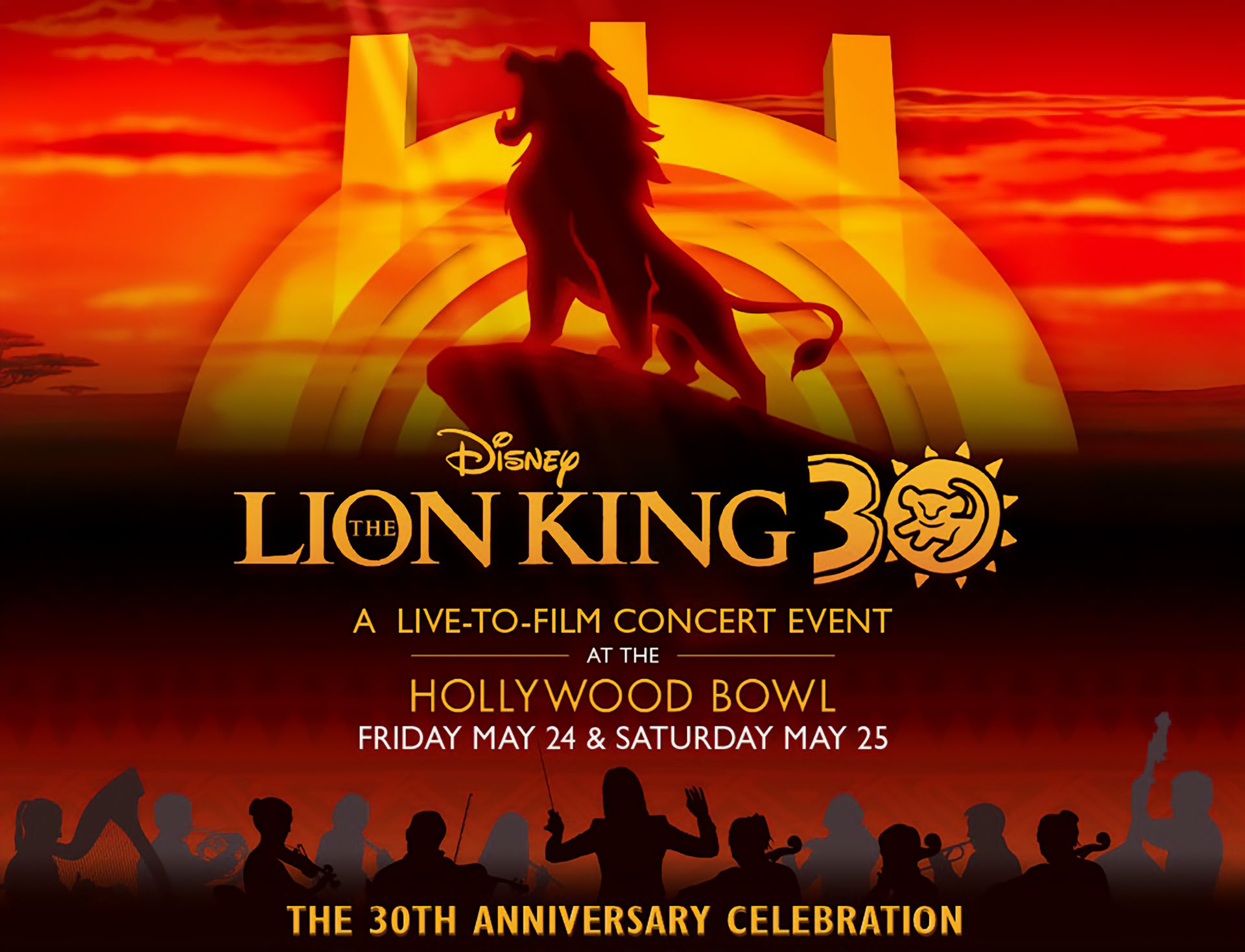 Celebrate Disney's The Lion King 30th Anniversary at Hollywood Bowl