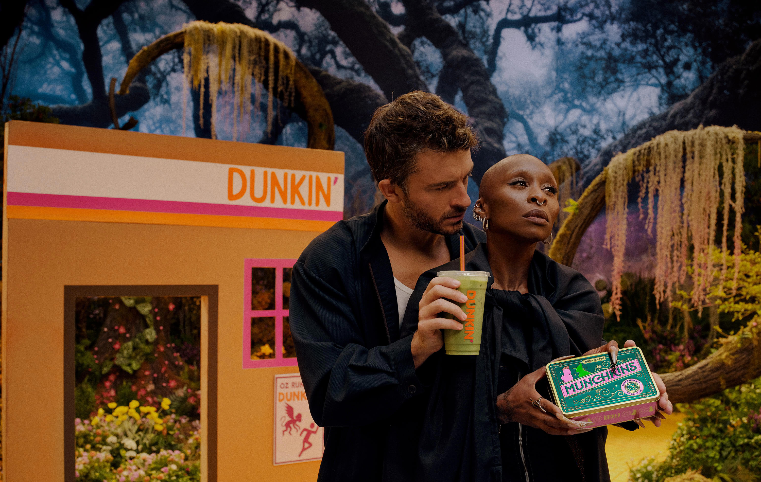 Dunkin, Cynthia Erivo and Jonathan Bailey Reveal a Surprising Wicked