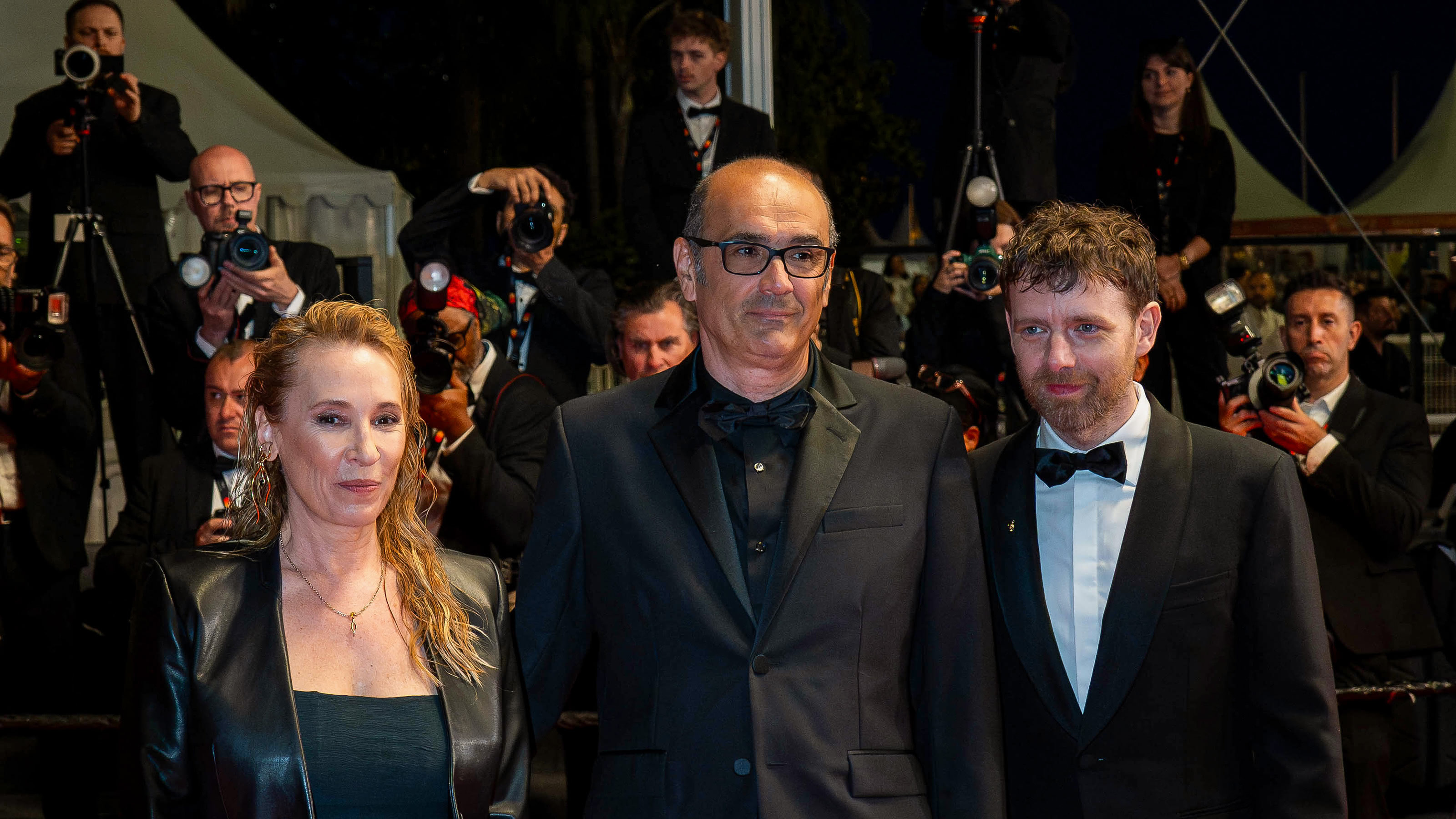 Members of the L’Abandon creative team attend the Cannes 2026 premiere.