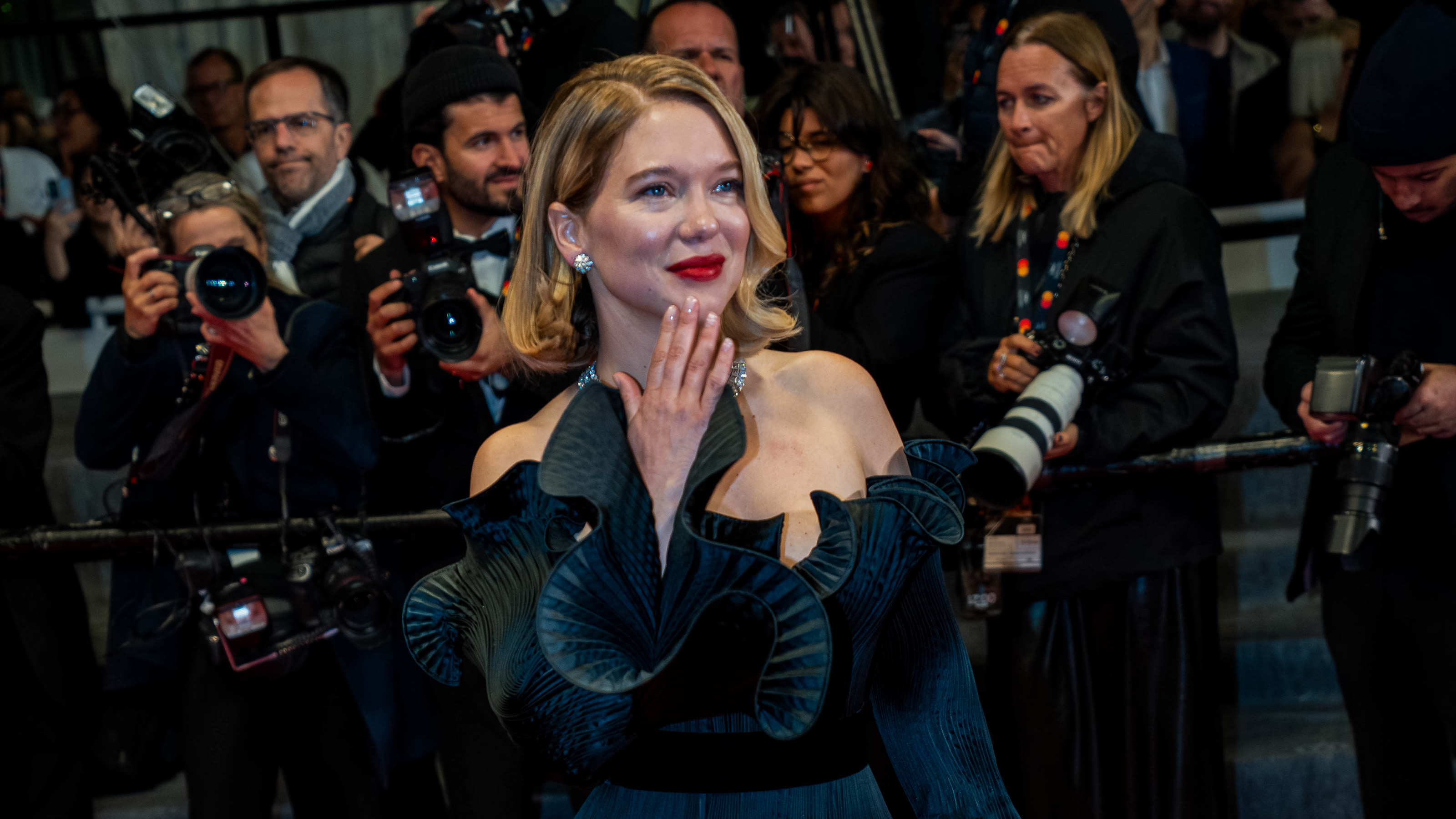Léa Seydoux attends the Gentle Monster premiere during the 2026 Cannes Film Festival