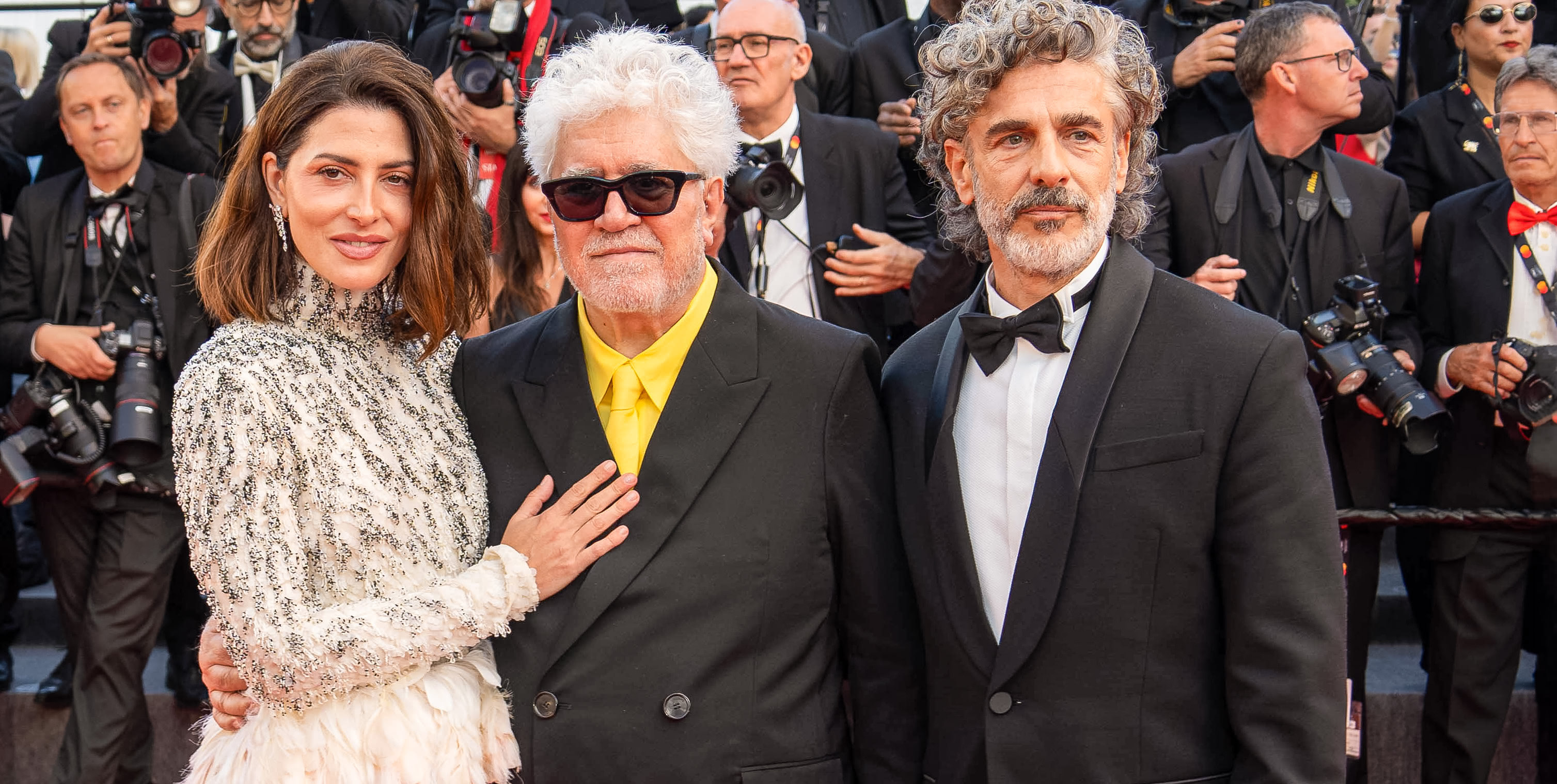 Pedro Almodóvar attends the Bitter Christmas premiere during the 2026 Cannes Film Festival.