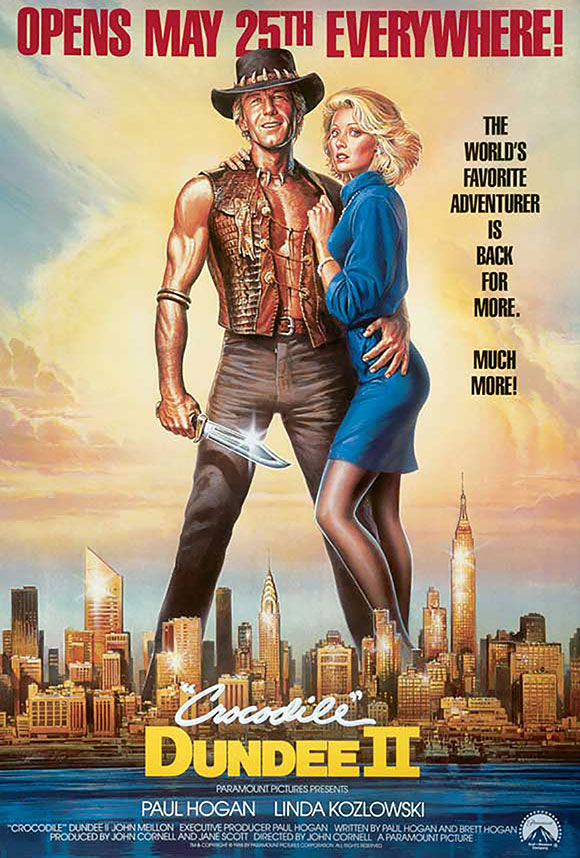 Crocodile Dundee II movie poster