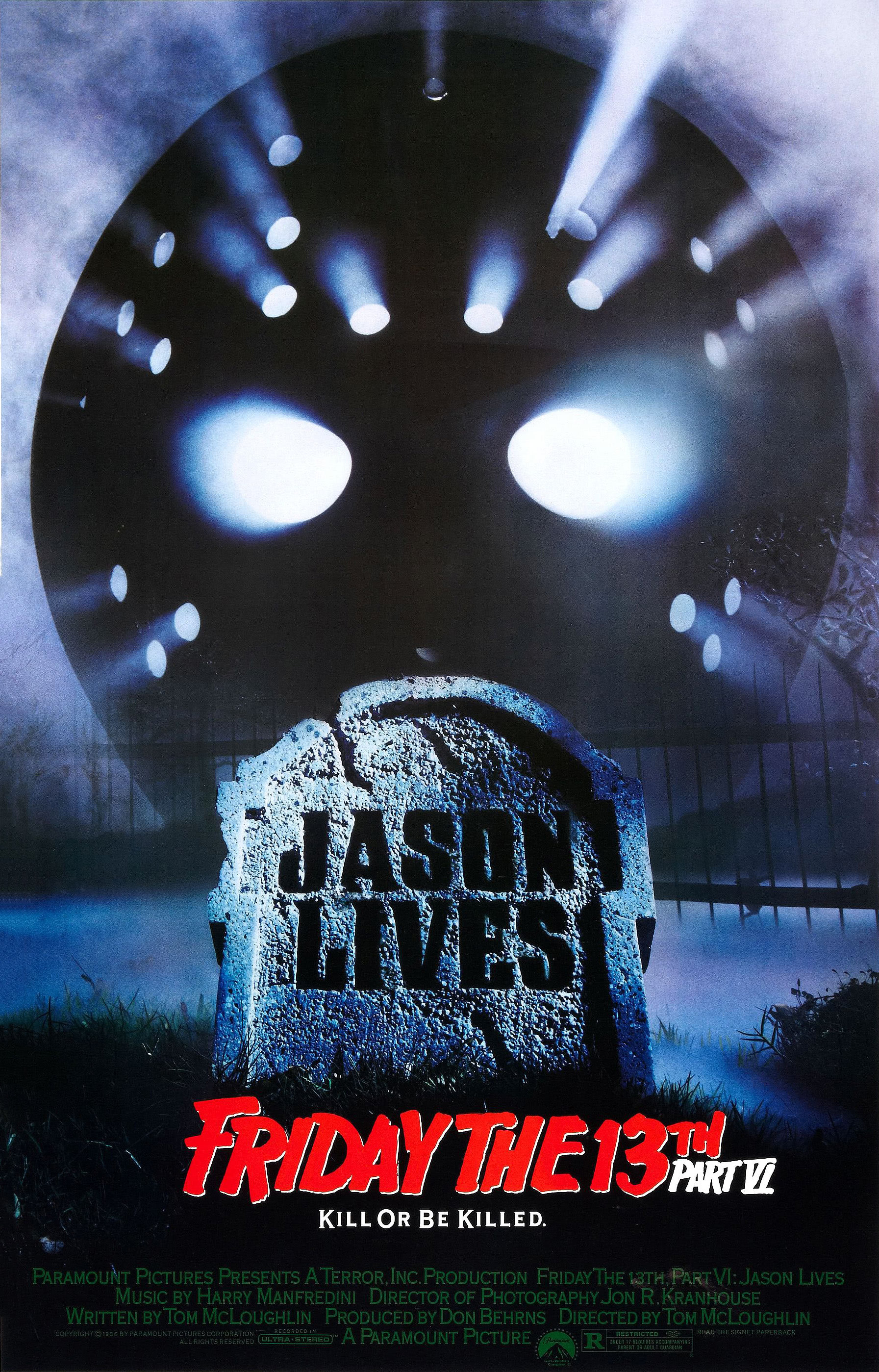 Friday the 13th Part VI: Jason Lives movie poster