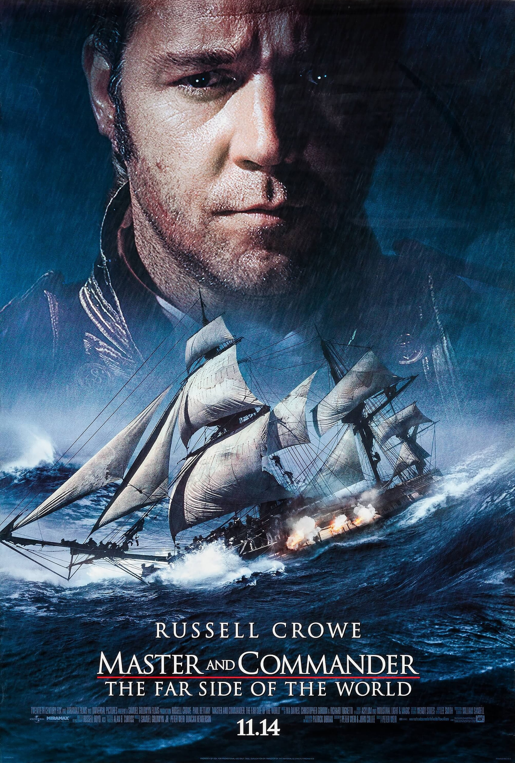 Master and Commander: The Far Side of the World movie poster