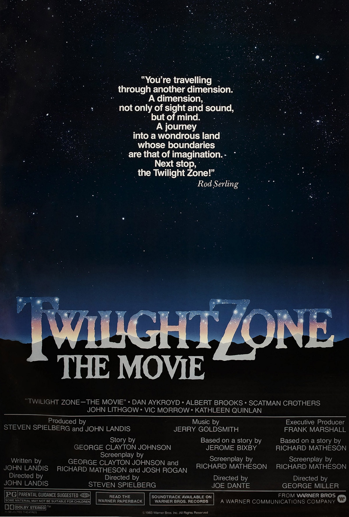 Twilight Zone: The Movie movie poster
