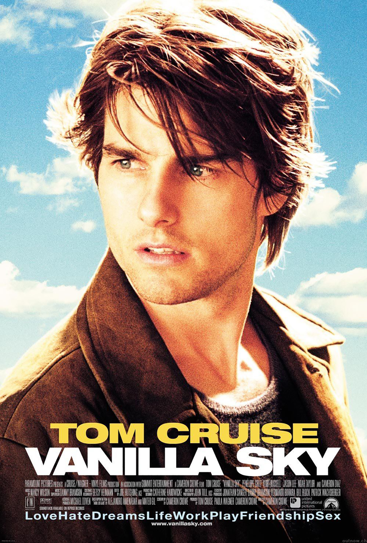 Vanilla Sky movie poster